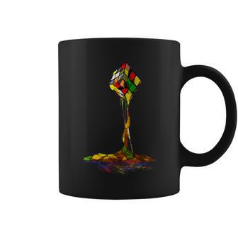 Melting Puzzle Cube Retro Speed Cubing 80'S Vintage Toy Coffee Mug - Monsterry