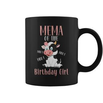 Mema Cow Cute Cow Farmer Birthday Matching Family Coffee Mug - Monsterry