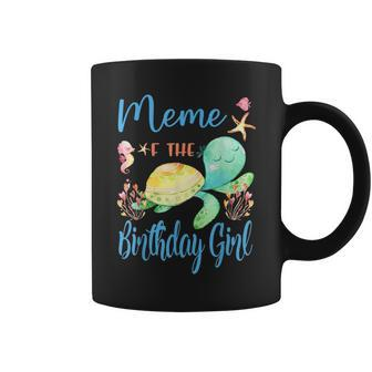 Meme Of The Birthday Girl Sea Party Turtle Birthday Coffee Mug - Monsterry