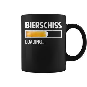 Men's Bierschiss Saufen Bier Malle Witz Saying Black Tassen - Seseable