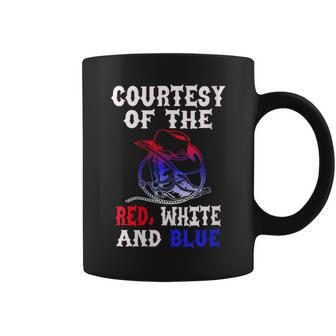 Men's Courtesy Red White And Blue Coffee Mug - Seseable