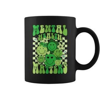 Mental Health Matter Groovy Floral Mental Health Awareness Coffee Mug | Mazezy UK