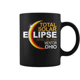 Mentor Ohio Total Solar Eclipse April 8 2024 Coffee Mug - Seseable