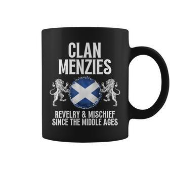 Menzies Clan Scottish Family Name Scotland Heraldry Coffee Mug - Seseable