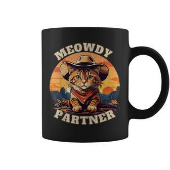 Meowdy Partner Cat Meowdy Vintage Coffee Mug | Mazezy