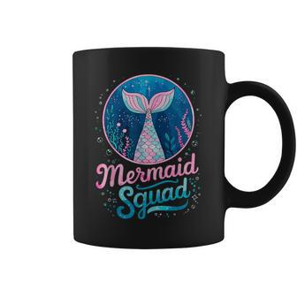 Mermaid Birthday Party Squad Of The Mermaid Coffee Mug - Monsterry DE