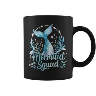 Mermaid Birthday Squad Mermaid Coffee Mug - Monsterry DE