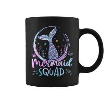 Mermaid Birthday Squad Party Girls Mermaid Coffee Mug | Mazezy CA