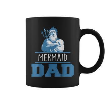 Mermaid Dad For Fathers Men Coffee Mug | Crazezy AU