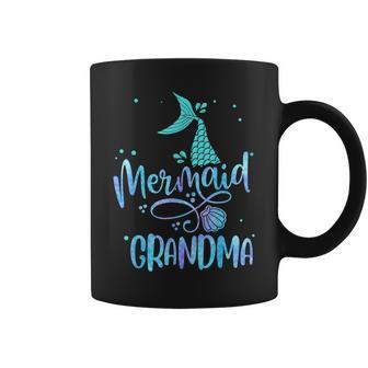 Mermaid Grandma Family Matching Party Squad Coffee Mug - Monsterry AU