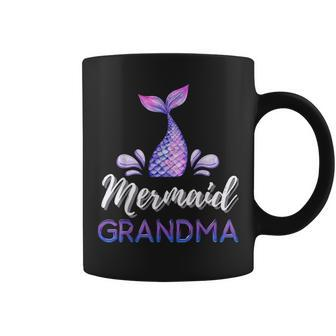 Mermaid Grandma Matching Family Birthday Party Coffee Mug | Mazezy AU