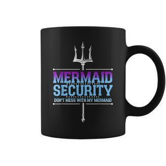 Mermaid Security Merman Merdad Mermaid Squad Fathers Day Dad Coffee Mug | Mazezy DE