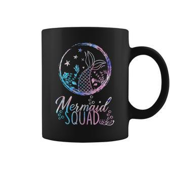 Mermaid Squad Birthday Squad For Party Matching Ki Coffee Mug - Thegiftio UK