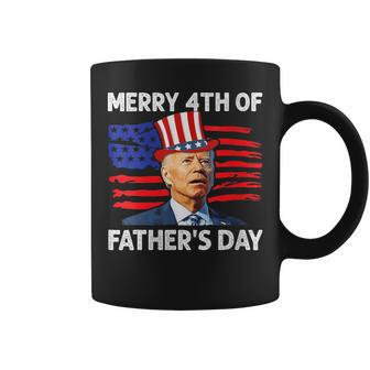 Merry 4Th Of Fathers Day Joe Biden Confused 4Th Of July 2024 Coffee Mug - Thegiftio UK