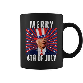 Merry 4Th Of July Confused Joe Biden Fathers Day Coffee Mug - Thegiftio UK