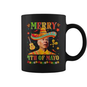 Merry 4Th Of Mayo Sombrero Joe Biden Cinco De Mayo Mexican Coffee Mug - Seseable