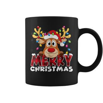 Merry Christmas Reindeer Xmas Santa Claus Women Coffee Mug - Thegiftio UK