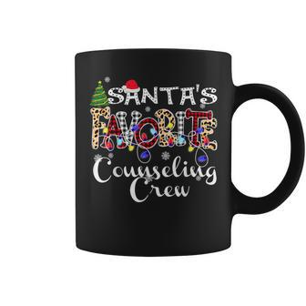 Merry Christmas Santa's Favorite Counseling Crew Coffee Mug - Monsterry UK