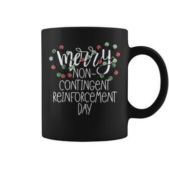 Merry Non-Contingent Reinforcement Day Christmas Bcba Aba Coffee Mug - Monsterry AU