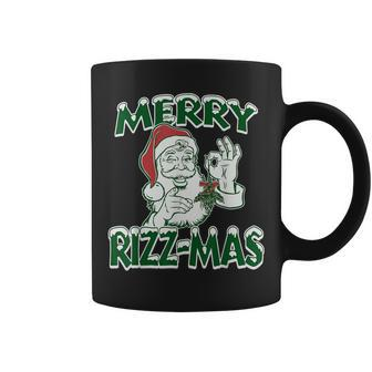 Merry Rizz-Mas Santa Christmas Coffee Mug - Seseable