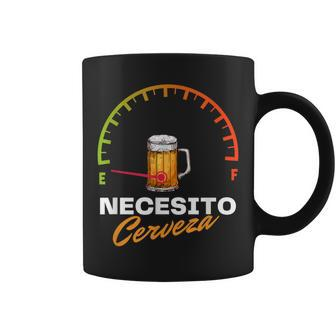 Mexican Beer Necesito Cerveza Cool Sayings Beer Lovers Coffee Mug - Monsterry CA