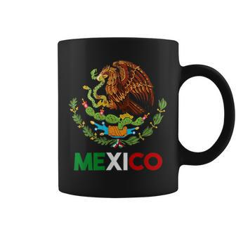 Mexico Mexican Flag Pride Patriotic Eagle Red Green And Whit Coffee Mug | Mazezy UK