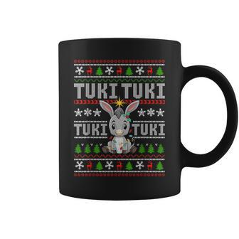Mi Burrito Sabanero Mexican Tuki Tuki Donkey Ugly Sweater Coffee Mug - Seseable