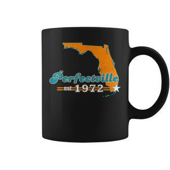 Miami 1972 Perfectville Vintage Football Coffee Mug - Monsterry