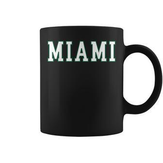 Miami Fl Throwback Classic Coffee Mug - Monsterry