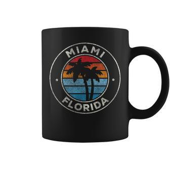 Miami Florida Fl Vintage Graphic Retro 70S Coffee Mug - Monsterry