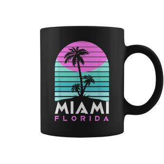 Miami Florida Souvenir Vintage 80S Vaporwave South Beach Coffee Mug - Monsterry AU