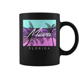 Miami Souvenir Vintage 80S Vaporwave South Beach Florida Coffee Mug - Monsterry DE