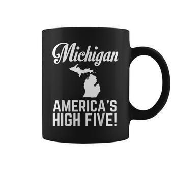 Michigan America's High Five Coffee Mug - Monsterry UK