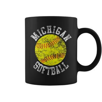 Michigan Softball Coffee Mug - Monsterry DE