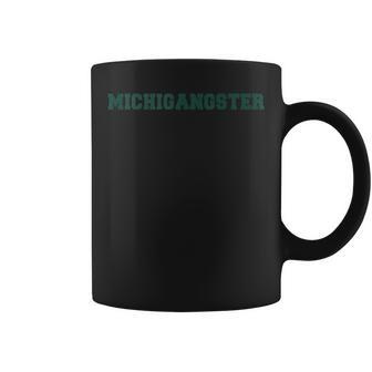 Michigangster Native Michigander Lansing Green Thug Coffee Mug - Monsterry UK