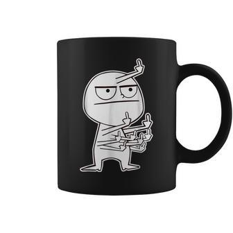 Middle Finger Maniac Coffee Mug - Monsterry