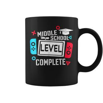 Middle School Level Complete Class Of 2024 Graduation Coffee Mug - Monsterry