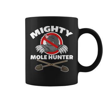 Mighty Mole Hunter Coffee Mug - Monsterry