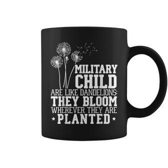 Military Child Are Like Dandelions Military Child Month Coffee Mug - Monsterry DE