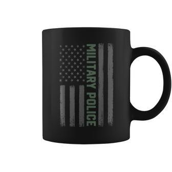 Military Police American Flag Proud Usa Veteran Coffee Mug - Monsterry
