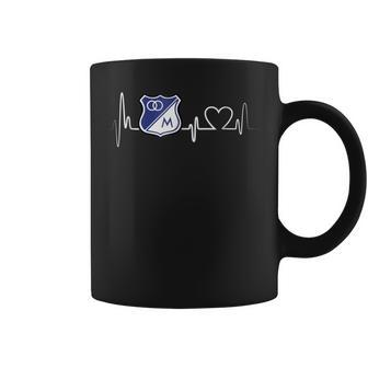 Millonarios Heartbeat Love Fan Coffee Mug | Crazezy