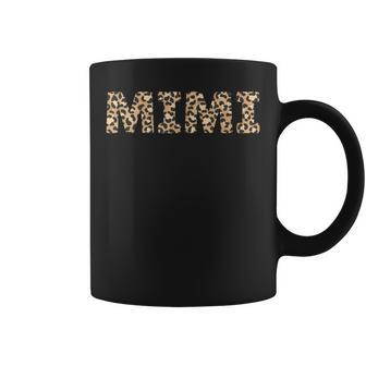 Mimi Leopard Cheetah Animal Print Proud Grandma Grandmother Coffee Mug - Monsterry DE
