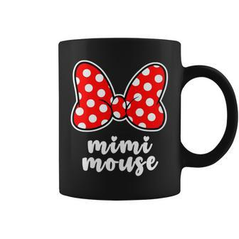 Mimi Mouse Family Vacation Bow Coffee Mug - Monsterry