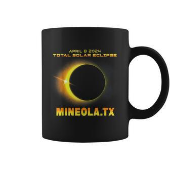 Mineola Texas Total Solar Eclipse 2024 Coffee Mug | Mazezy