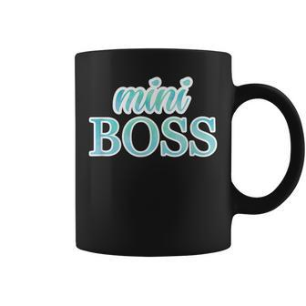 Mini Boss Family Theme Young Entrepreneur Future Ceo Kid's Coffee Mug | Crazezy DE