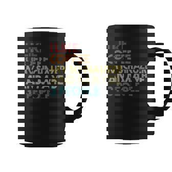 Miniature Schnauzer Dog Owner Coffee Lovers Quote Vintage Coffee Mug - Thegiftio