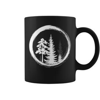 Minimalist Tree Forest Outdoors And Nature Graphic Coffee Mug - Monsterry DE