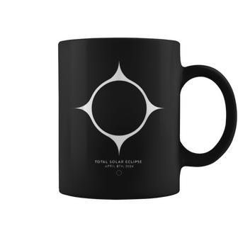 Minimalistic 2024 Solar Eclipse 2024 040824 Eclipse Coffee Mug - Thegiftio UK