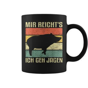 With Mir Reicht's Ich Geh Hagen Wild Boar Hunting Hunter S Tassen - Seseable
