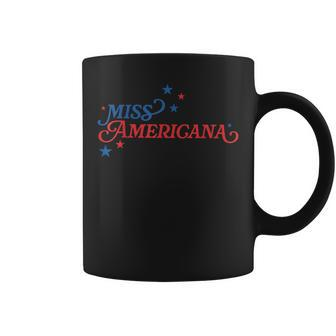 Miss Americana Fourth Of July Apparel Retro Independence Coffee Mug - Monsterry DE